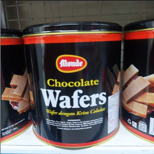 

Monde Wafers Rasa Cokelat - 600 gram - Kemasan KALENG