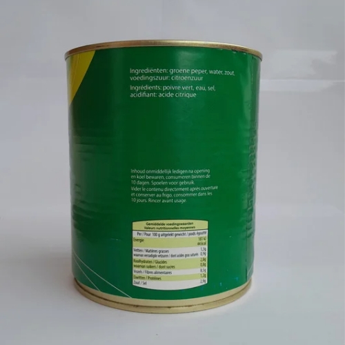 

Green Peppercorn 800 gr / Peppercorn Green