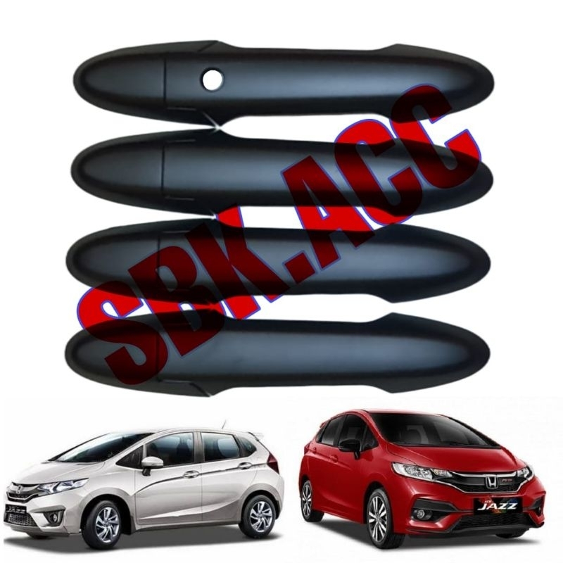 Door Handle Cover Grand All New Jazz GK5 2014 2015 2016 2017 2018 2019 2020 Hitam/ Pelindung Gagang 
