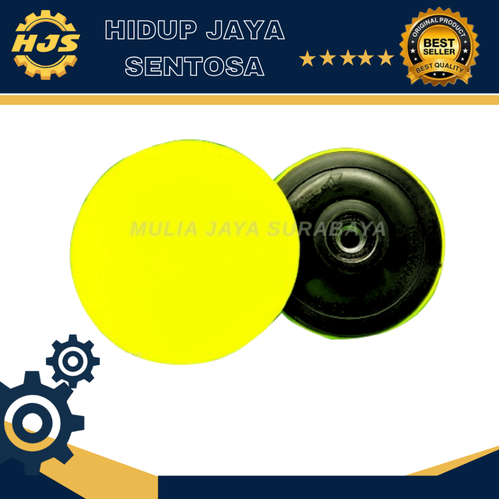 TATAKAN AMPLAS GERINDA TANGAN PAD GRINDA BULAT 4 INCH HALUS
