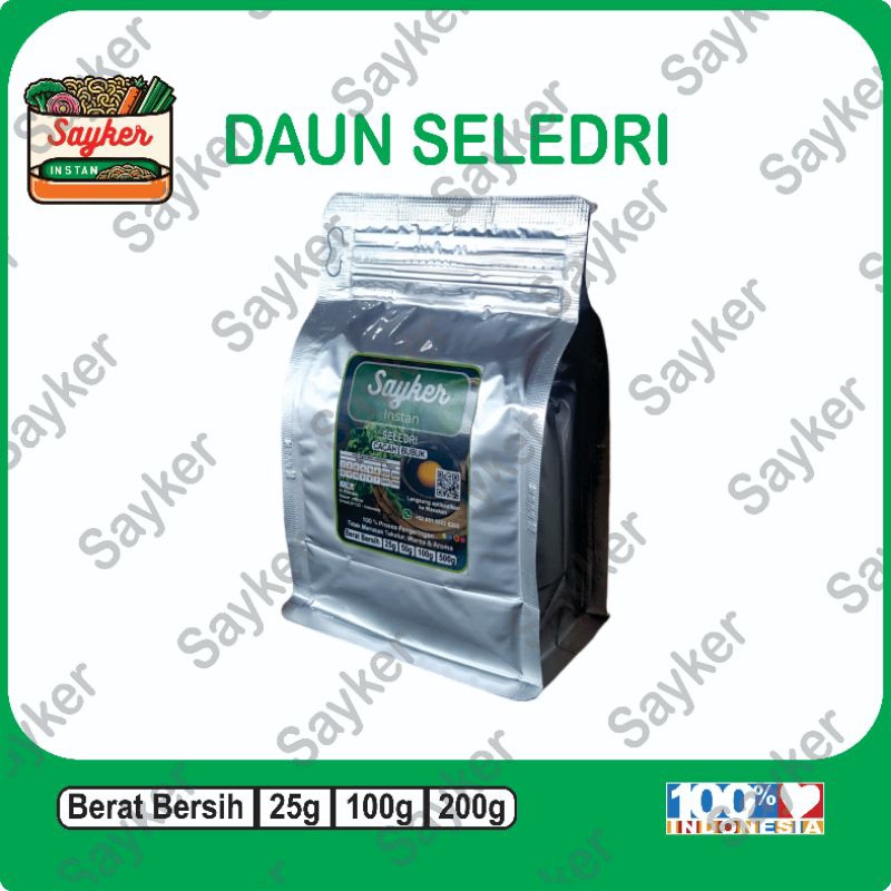 

Daun seledri kering, Cacah ( 25gr & 100gr )