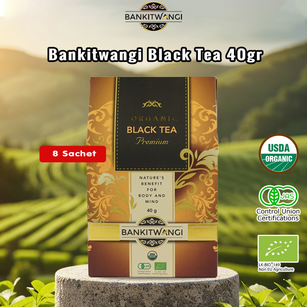 

Teh Organik || Teh Hitam ( Bankitwangi Organic Black Tea ) 40 gr