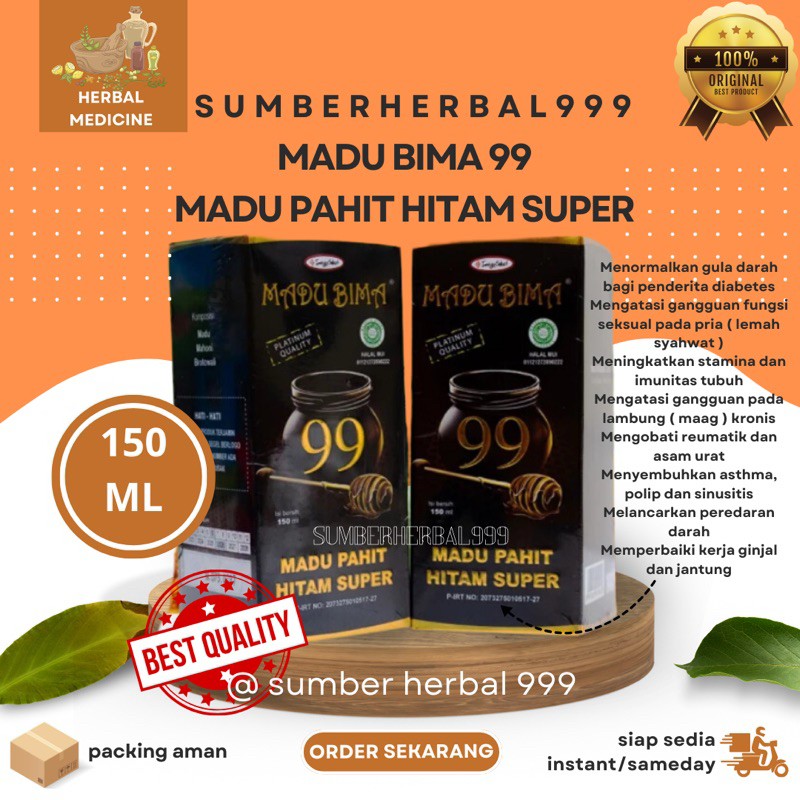 

Madu Bima 99 | Madu Pahit Hitam Super