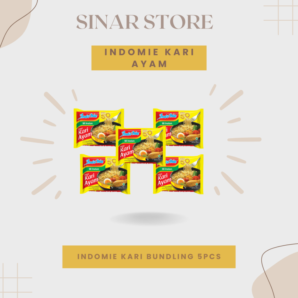 

PAKET 5 PCS | INDOMIE KARI AYAM