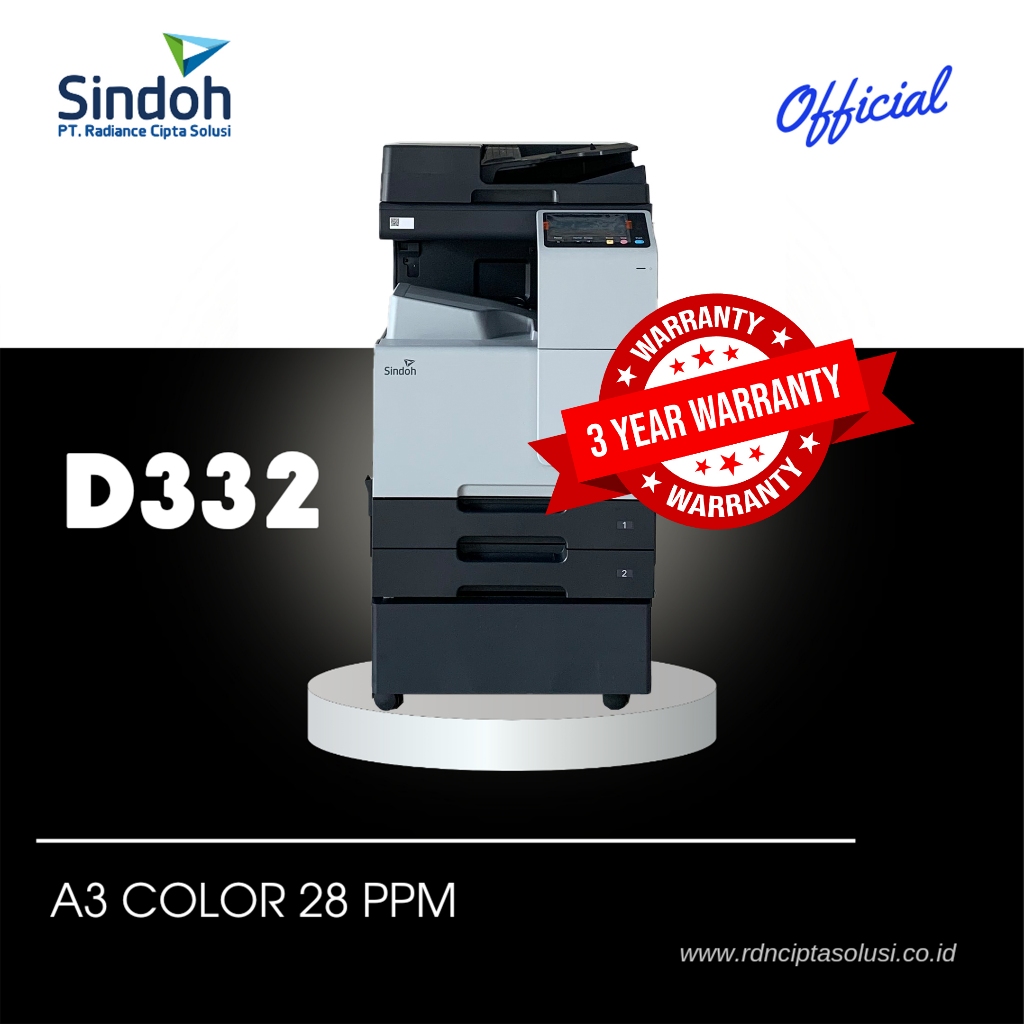 MESIN FOTOCOPY SINDOH D332 A3 COLOR MFP