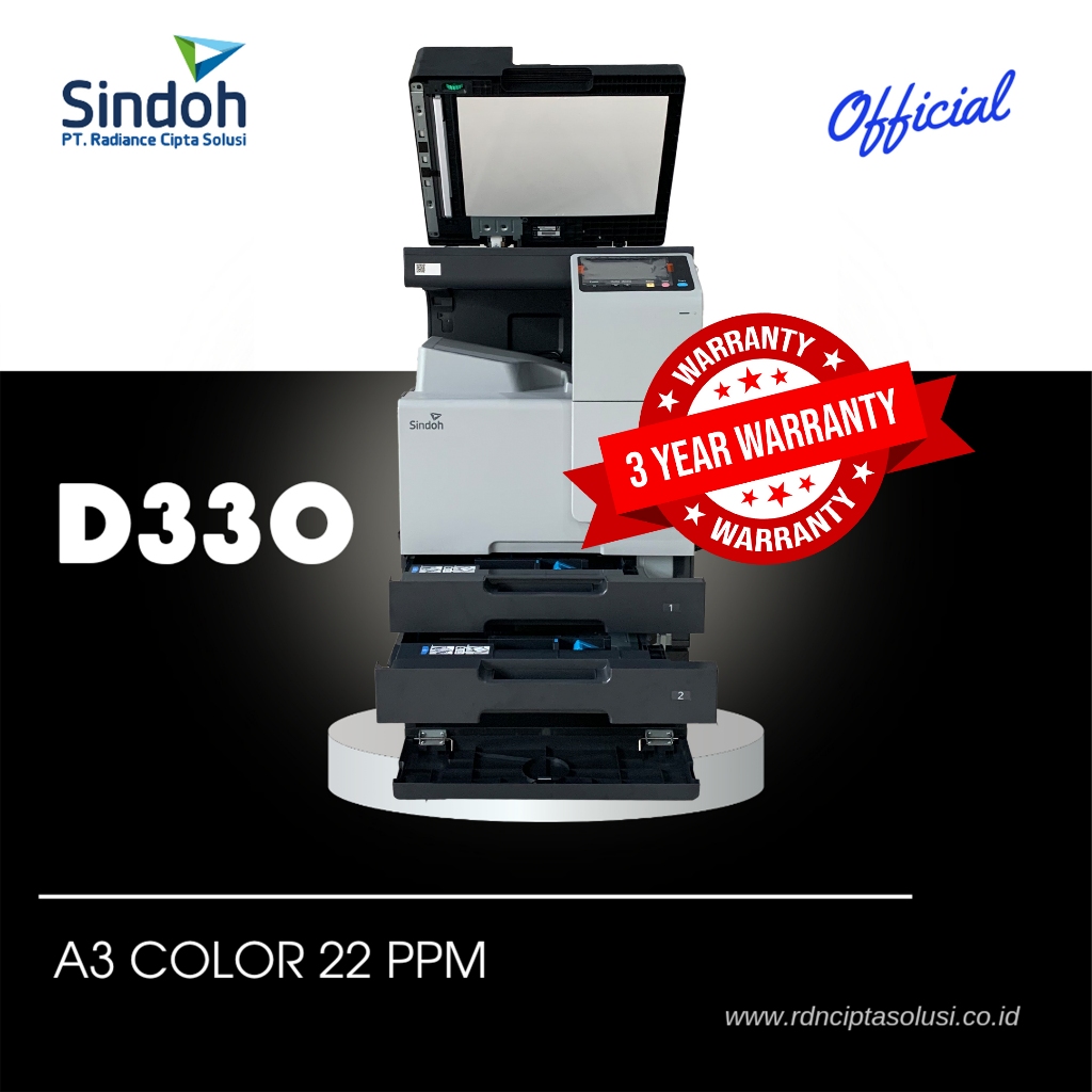 MESIN FOTOCOPY SINDOH D330 A3 COLOR MFP