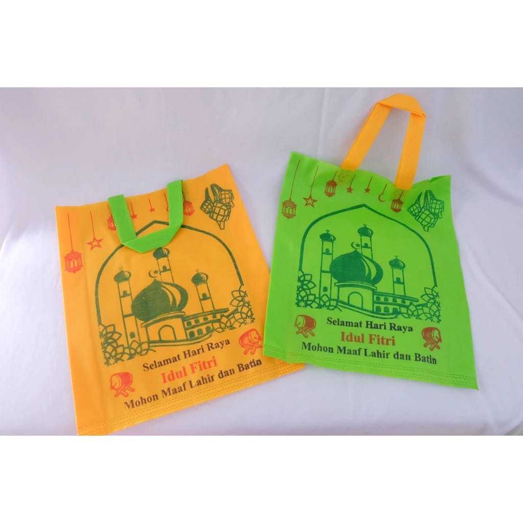 

Tas kain spunbound tenteng idul fitri lebaran satuan