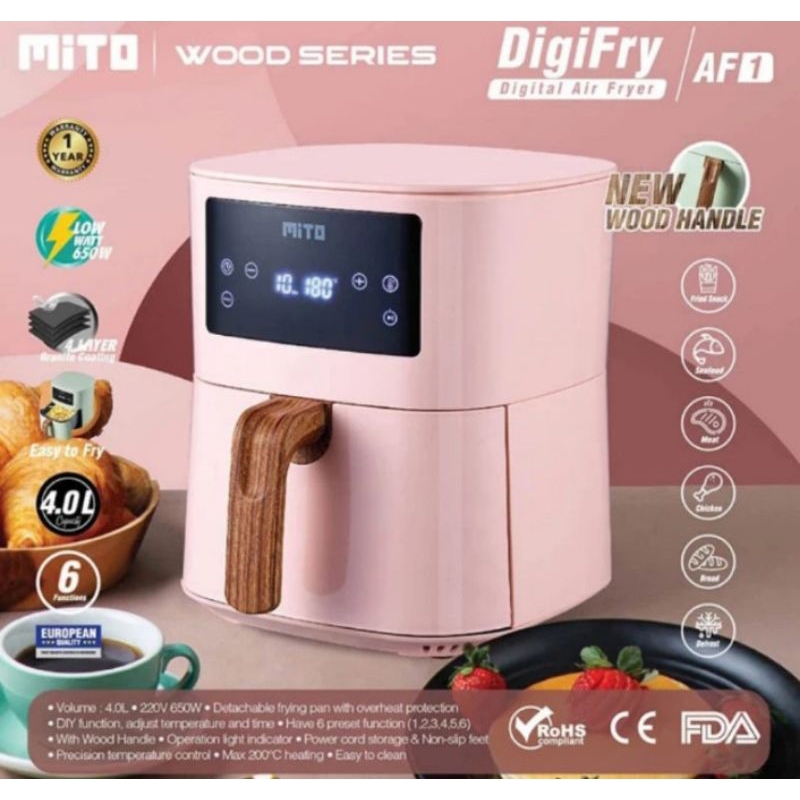 AIR FRYER MITO AF1 / FRIYER MITO / PENGGORENG TANPA MINYAK / FRIYER MITO / AIR FRYER MURHA MITO AF1