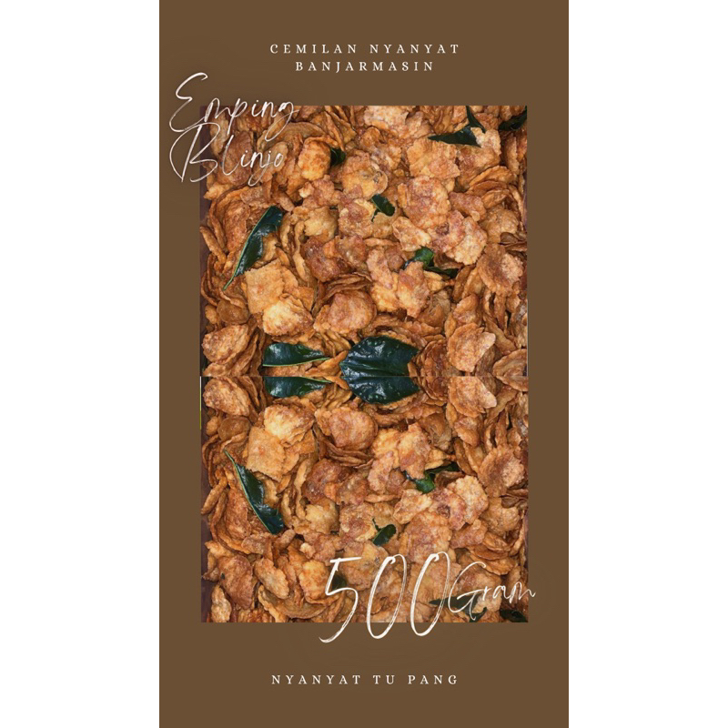 

Emping Belinjo Omega Pedas Manis / Manis 500 Gram