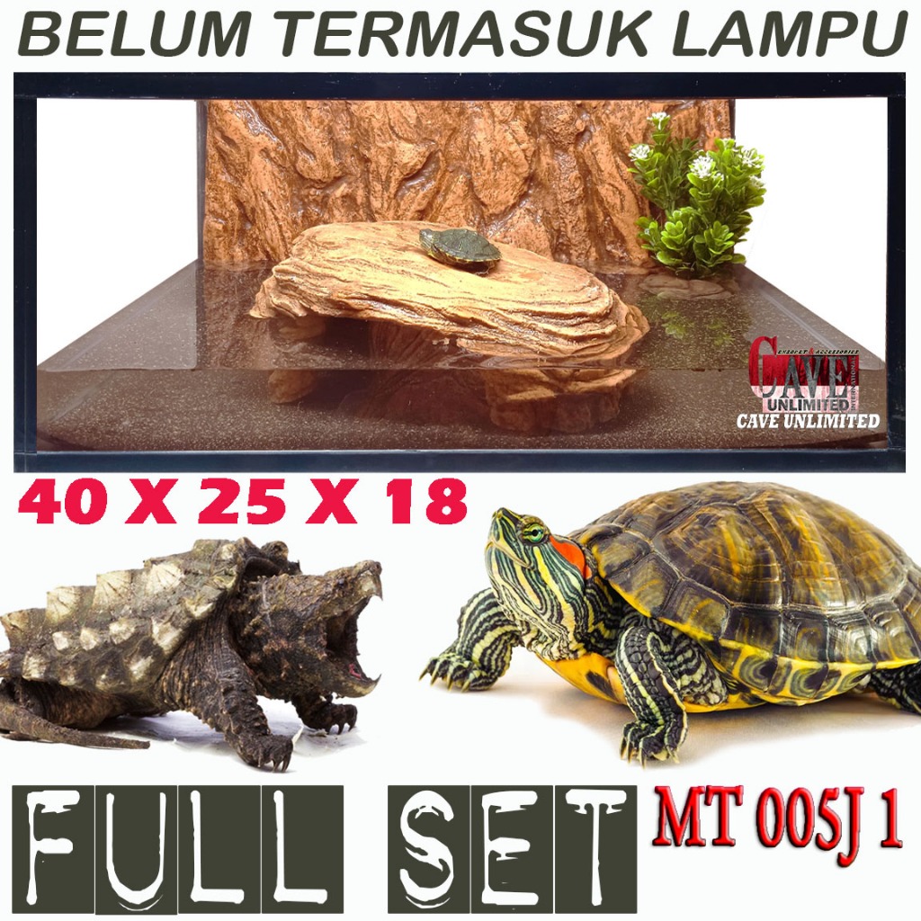 MT005J PAKET KANDANG AQUARIUM KURA KURA AIR BRAZIL RES CST KURA AMBON TURTLE KURA KURA PIPUT RAZOR T