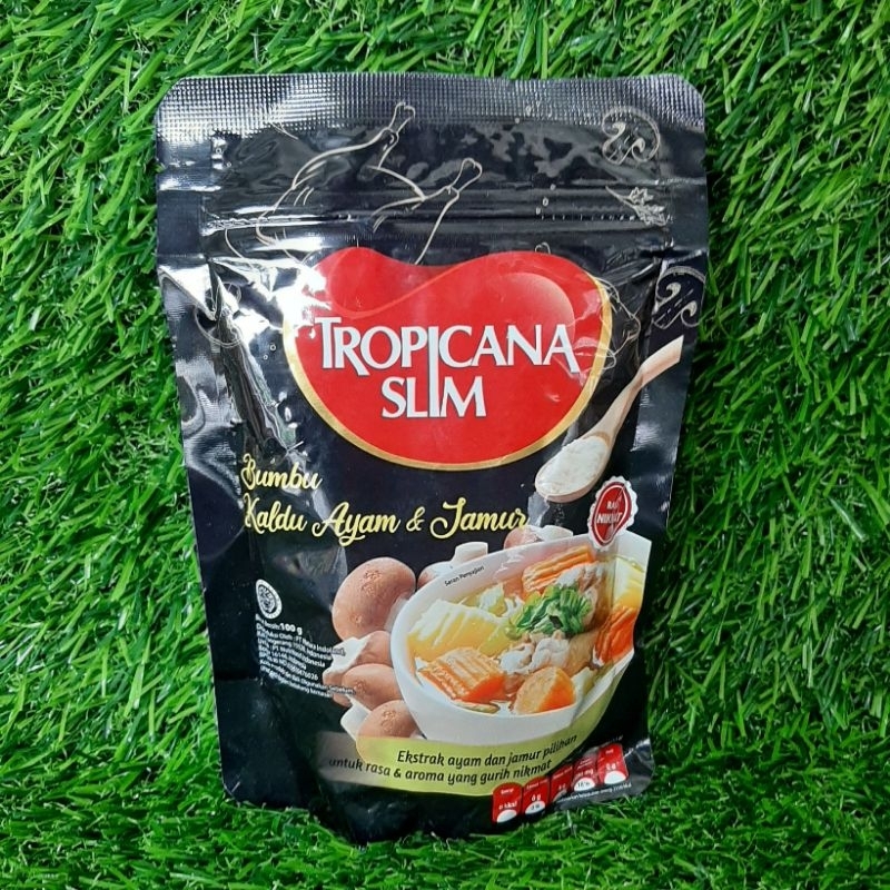 

Bumbu kaldu ayam jamur Tropicana Slim 100gr
