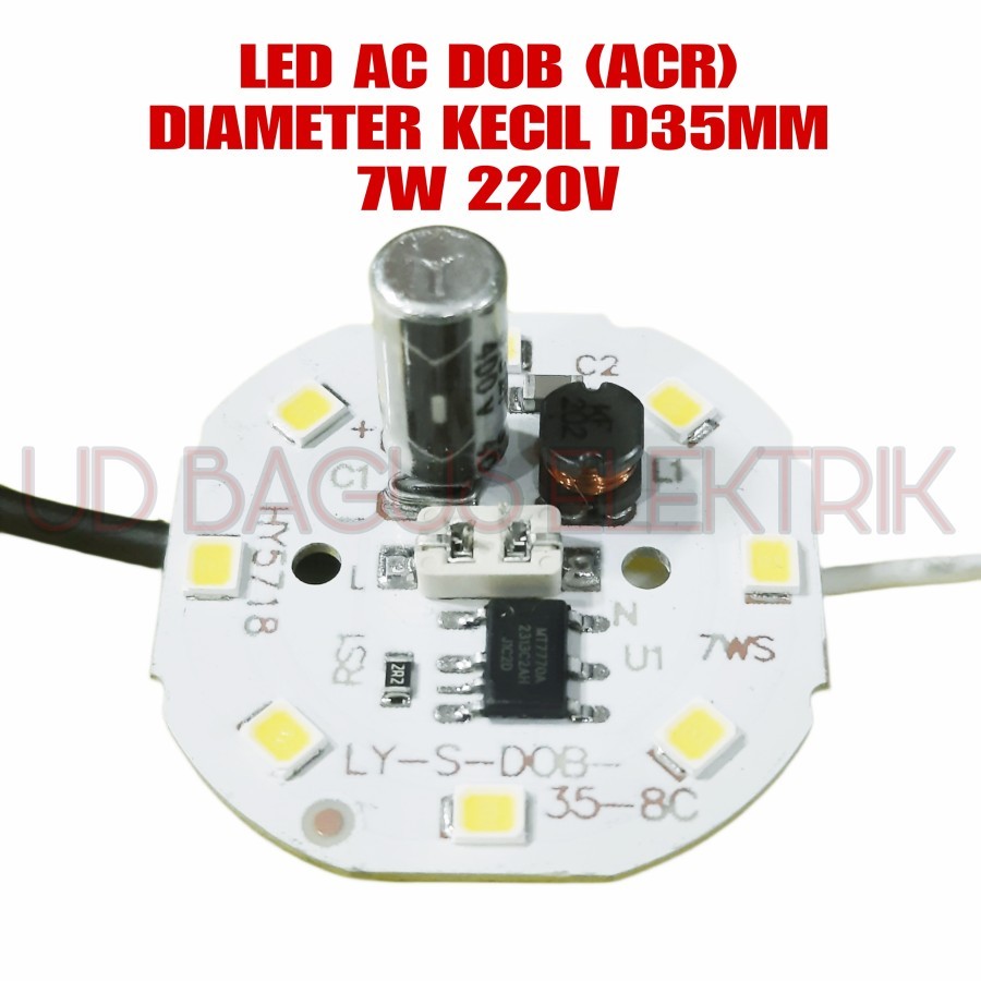 PCB LED AC ACR 7W PCB KECIL 220V DIAMETER 35MM PCB LED AC AIGIS 7W 220V DOB