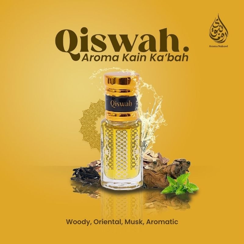 PARFUM QISWAH AROMA KAIN KA'BAH OBAT RINDU BAITULLAH