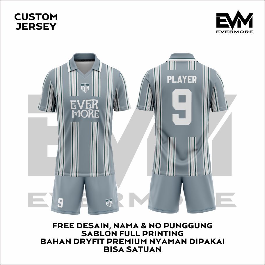 Jersey Olahraga CLASSIC CHRONICLE Full Printing Bebas Custom Evermore Apparel