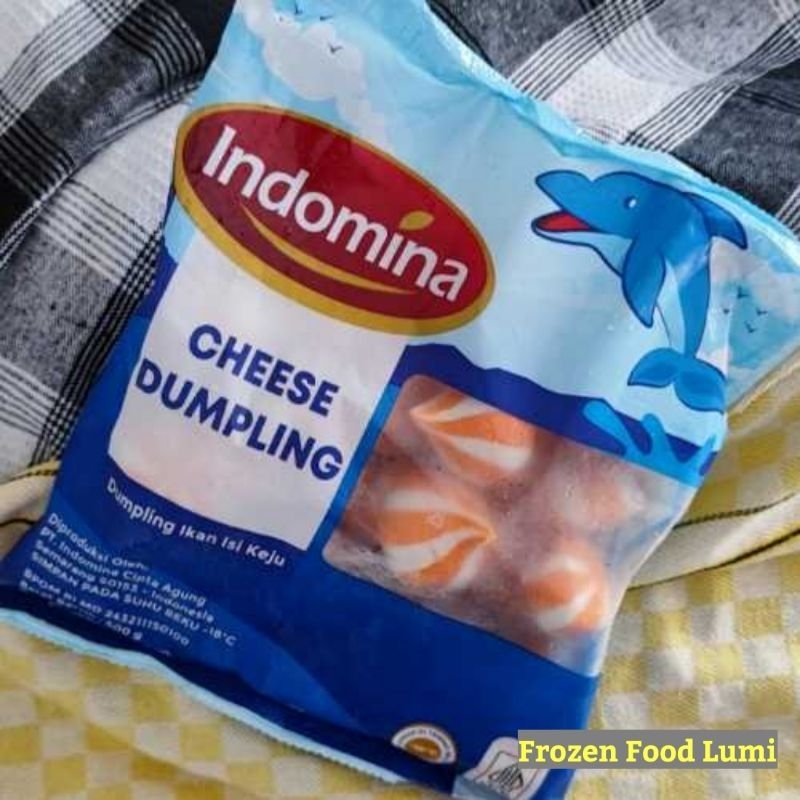 

Indomina Cheese Dumpling 500g - Dumpling Ikan Isi Keju