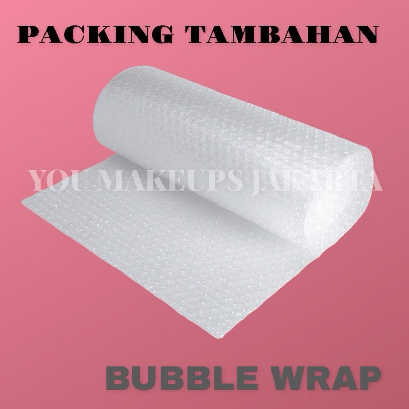 

TAMBAHAN BUBBLE WRAP BIAR PAKET AMAN