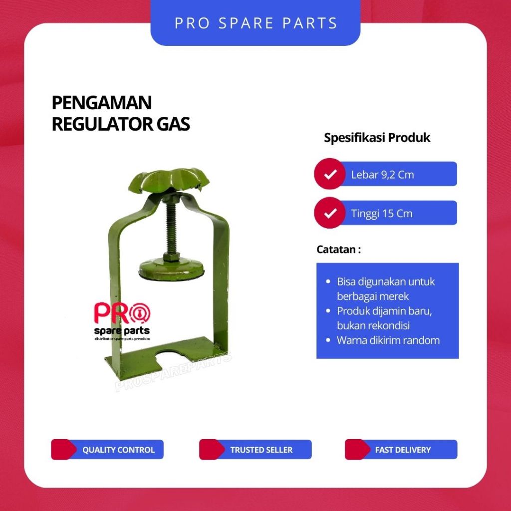 Alat Pengaman Pengunci Pengencang Anti Bocor Regulator Tabung Kompor Gas 3 kg 12 kg Quantum/Winn Gas