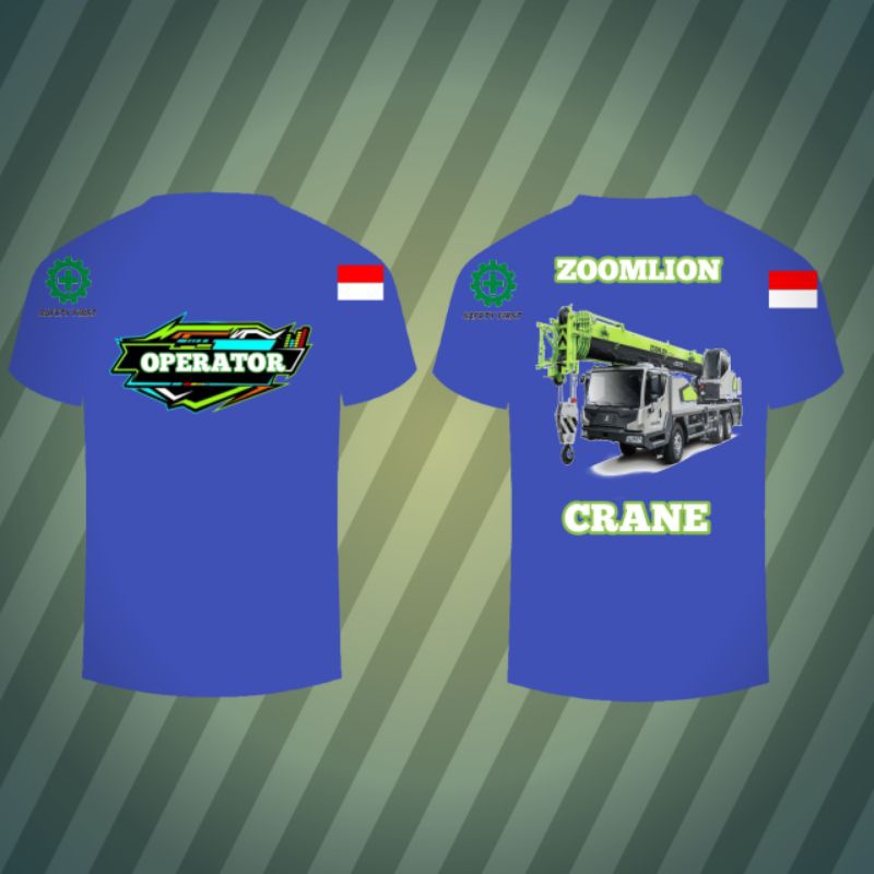 Kaos operator Crane Indonesia operator muda