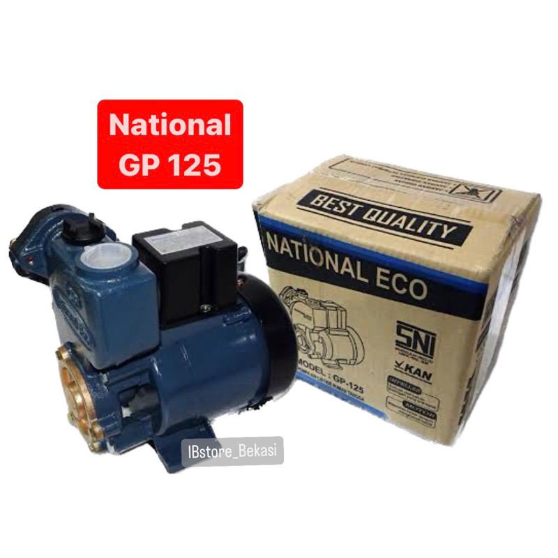 Mesin pompa Air National GP-125 SANYO SNI (125Watt) ECO Pompa Dorong Sedot Air Murah Berkualitas