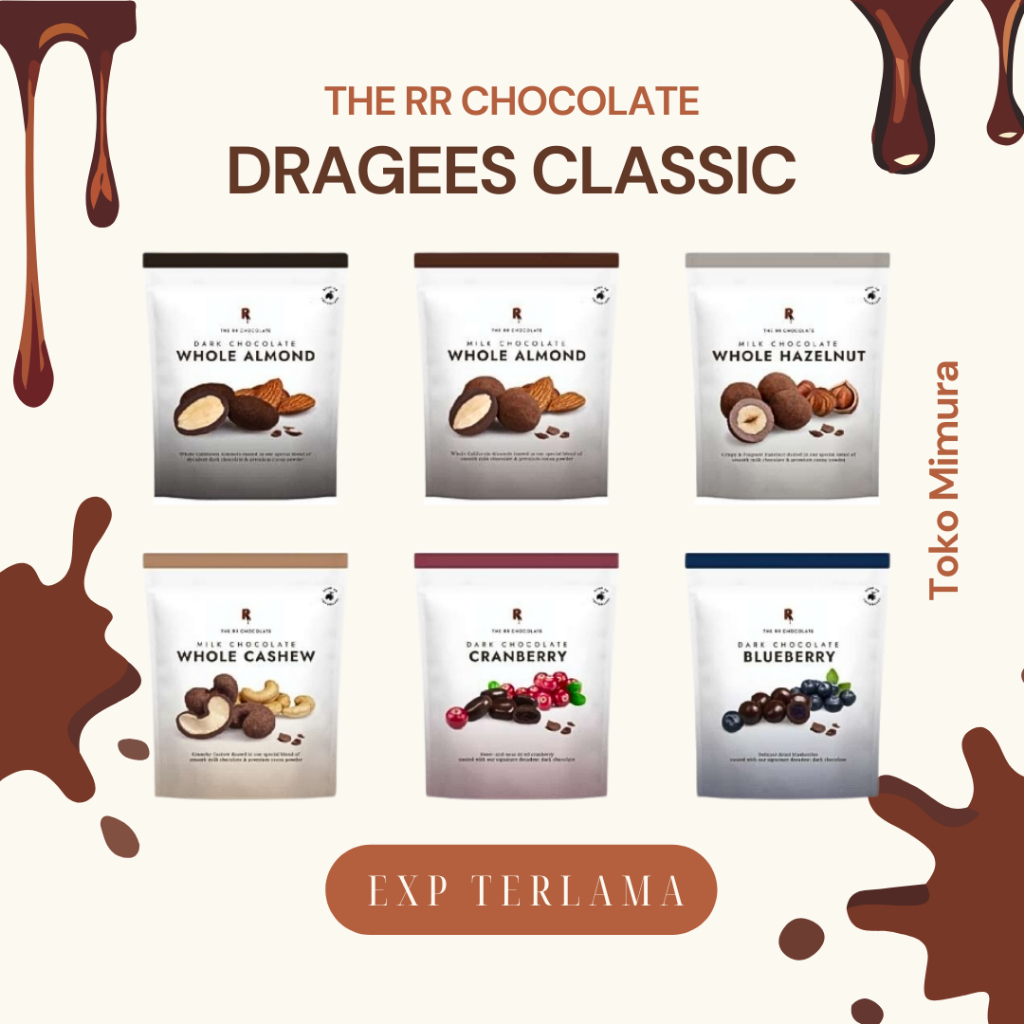 

The RR Chocolate Dragees Classic Almond Cranberry Bluberry Hazelnut