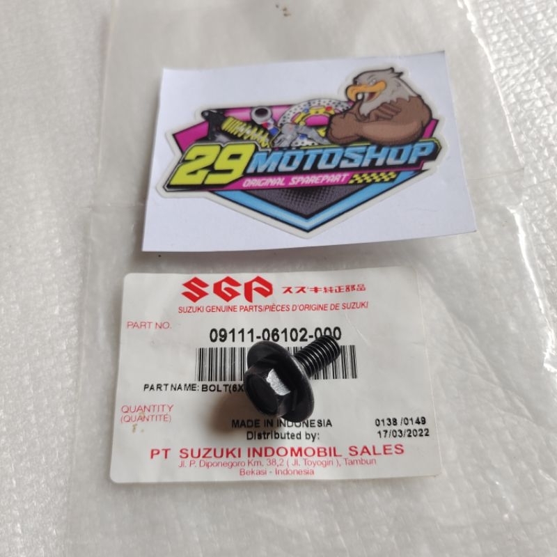Baut breket batok Satria Fu injeksi Screw brace housing Raider fi original SGP