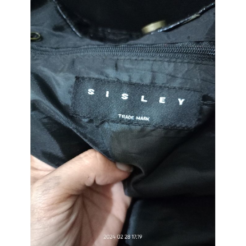 Sale Tas Kulit Tote Ketek Pecah Seribu Sisley Ori Preloved