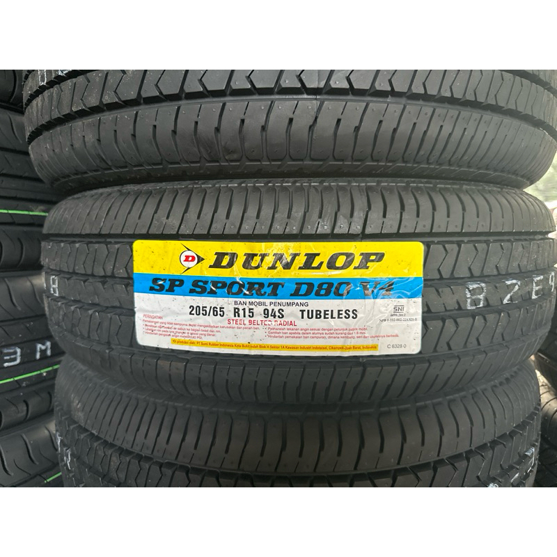 Ban Dunlop D80V4 untuk toyota Innova 205/65/R15