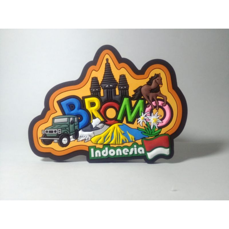 Magnet Kulkas Rubber  Bromo Jeep