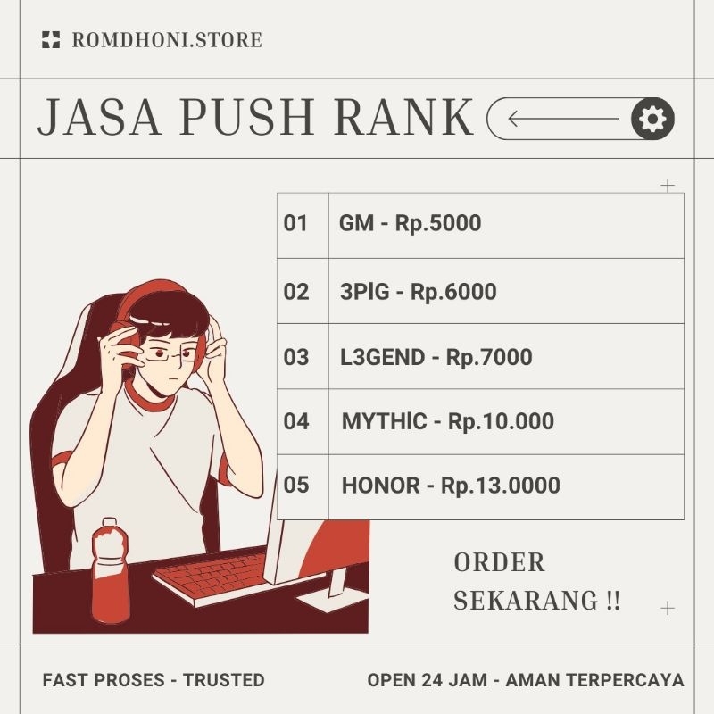 Jasa Mabar dan Menaikkan Rank