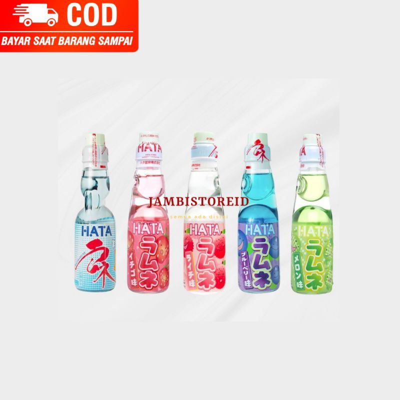 

(JAMBISTOREID) JAMBI LANGSUNG KIRIM Minuman Soda Hatakosen Ramune 200ml All Varian Strawberry Melon Blueberry Jambi