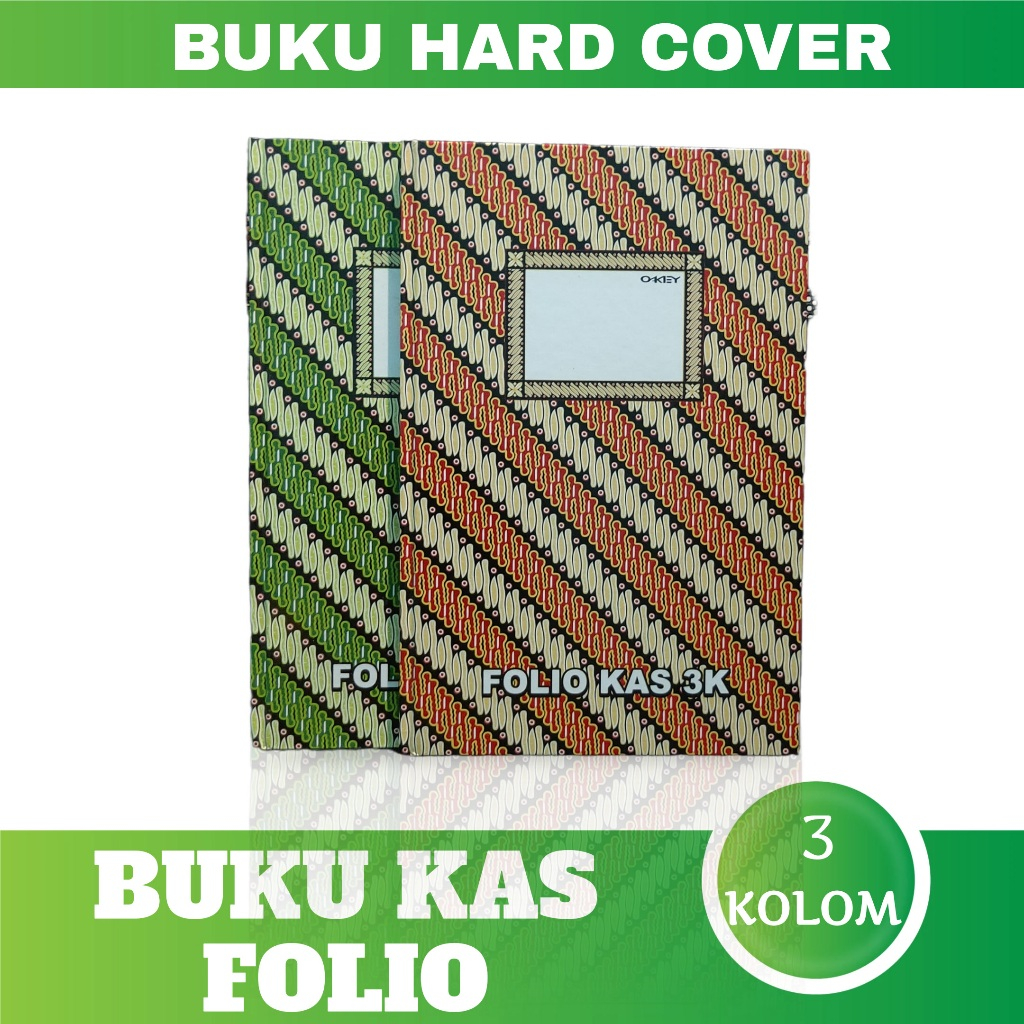 

BUKU FOLIO KAS 3 KOLOM ISI 100 LEMBAR