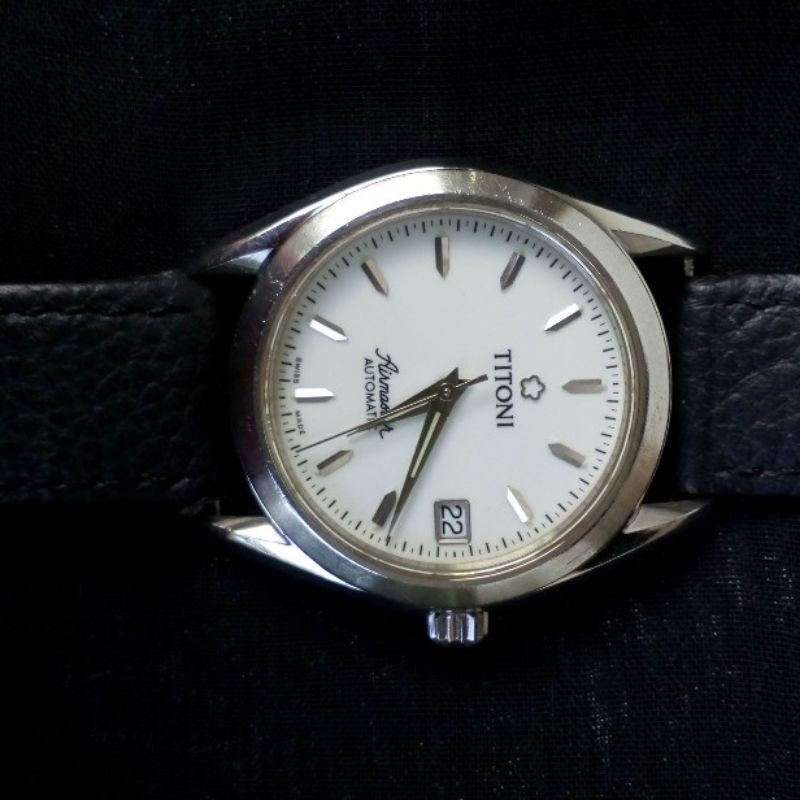 Jam tangan Titoni Airmaster automatic full ori jam swiss bekas
