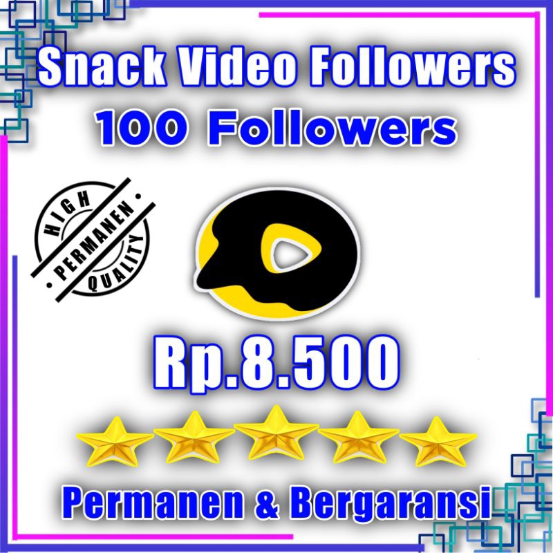 FOLLOWERS SNACK VIDEO BEST QUALITY