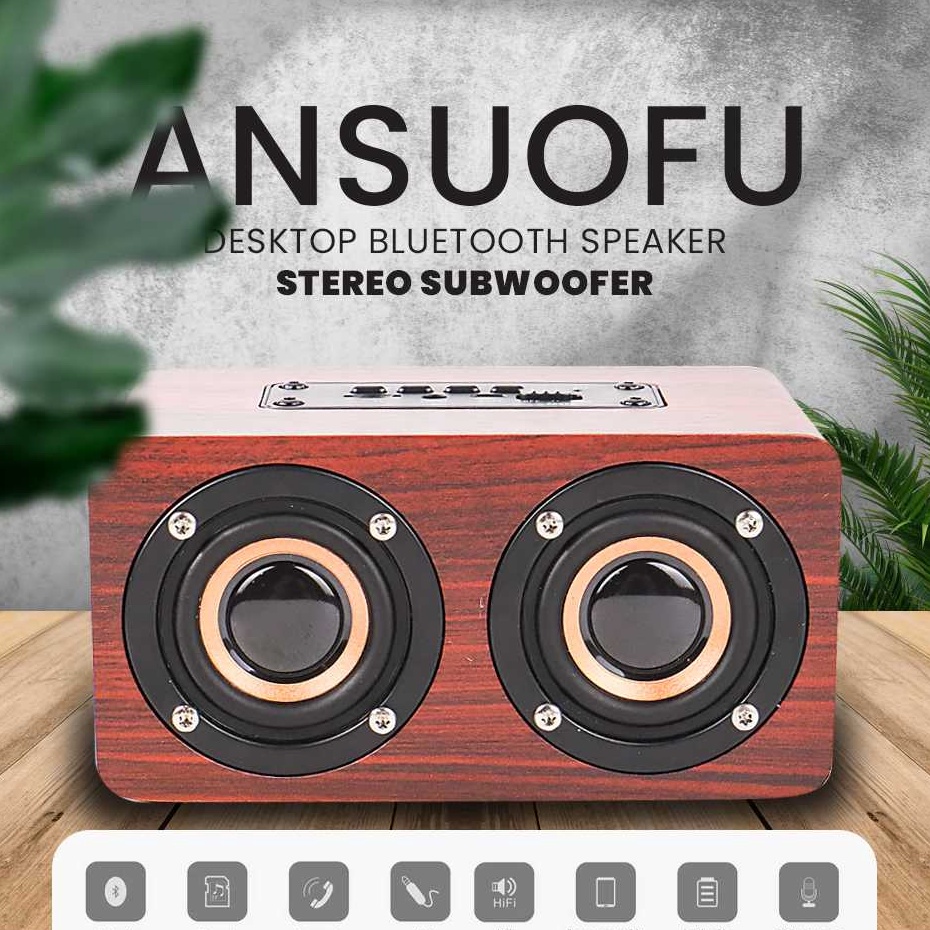 TREND PRODUCT ANSUOFU Desktop Bluetooth Speaker Stereo Subwoofer  W5ANSUOFU Desktop Bluetooth Speaker Stereo Subwoofer  W5