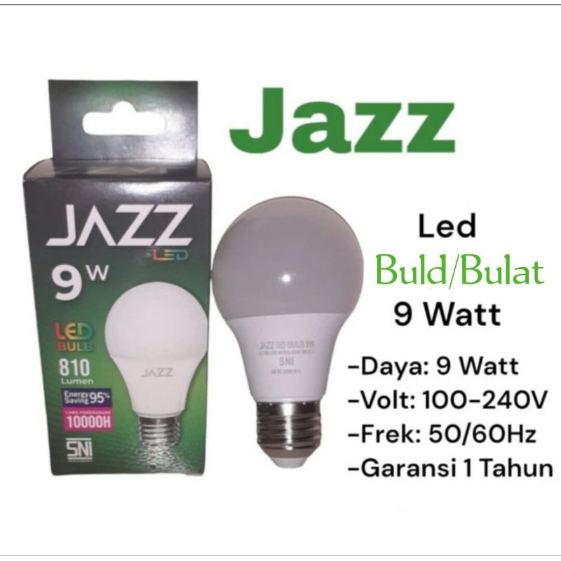 lampu led 9watt cahaya putih