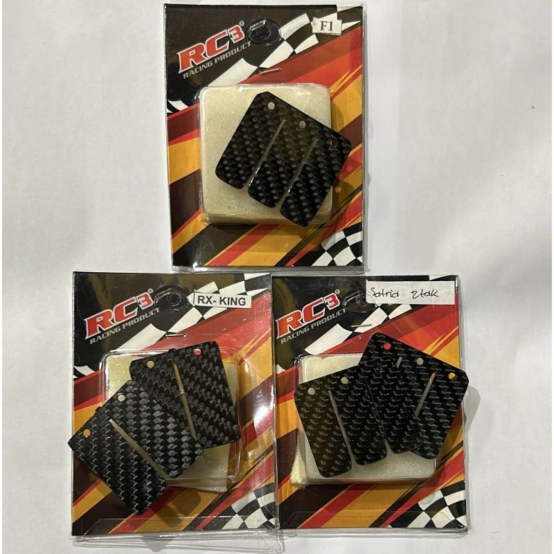 [READY] Lidah membran karbon Original 100%  RC3 racing yamaha fizr satria 120 rxk rx king f1zr force