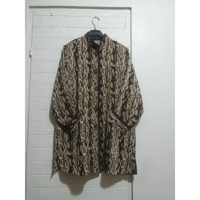 Coat leopard / blazer leopard / outer leopard / leopard / motif leopard / tunik leopard / atasan leo
