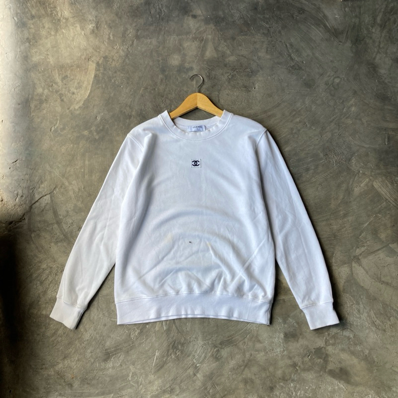 Crewneck Chanel White Second Original