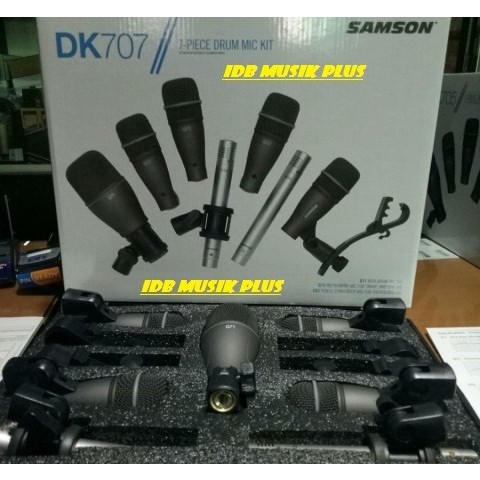 Mic Drum Set Samson DK707 DK 707 Microphone Drum 7 Kit Original