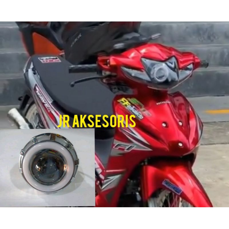 Lampu Depan LED Projie untuk Honda Revo Absolute dan Revo FI PNP