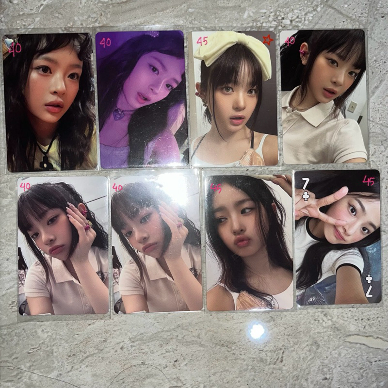 (WAJIB UBAH SPX) pc photocard poca newjeans get up hanni pita sg23 minji peace