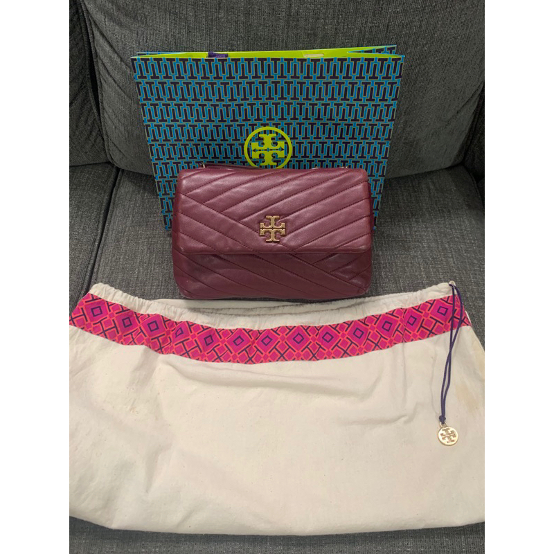 Tory Burch Kira Small Maroon
