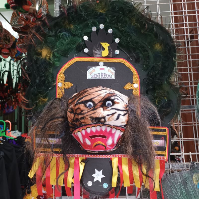 Topeng reog macan anak,topeng reog ponorogo