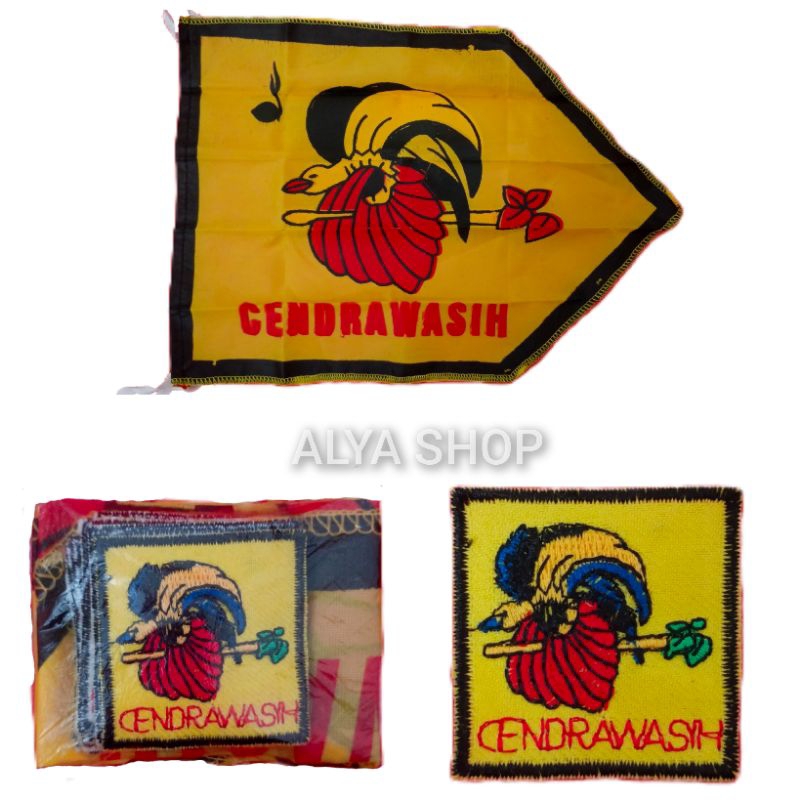 BET REGU CENDRAWASIH | Bet Tanda Regu Hewan | Tanda Regu Bordir Gambar Hewan | Badge Pramuka