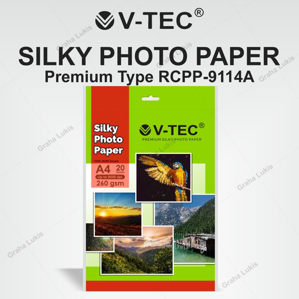 

V-TEC Premium Silky Photo Paper A4 260 gsm RCPP-9114A