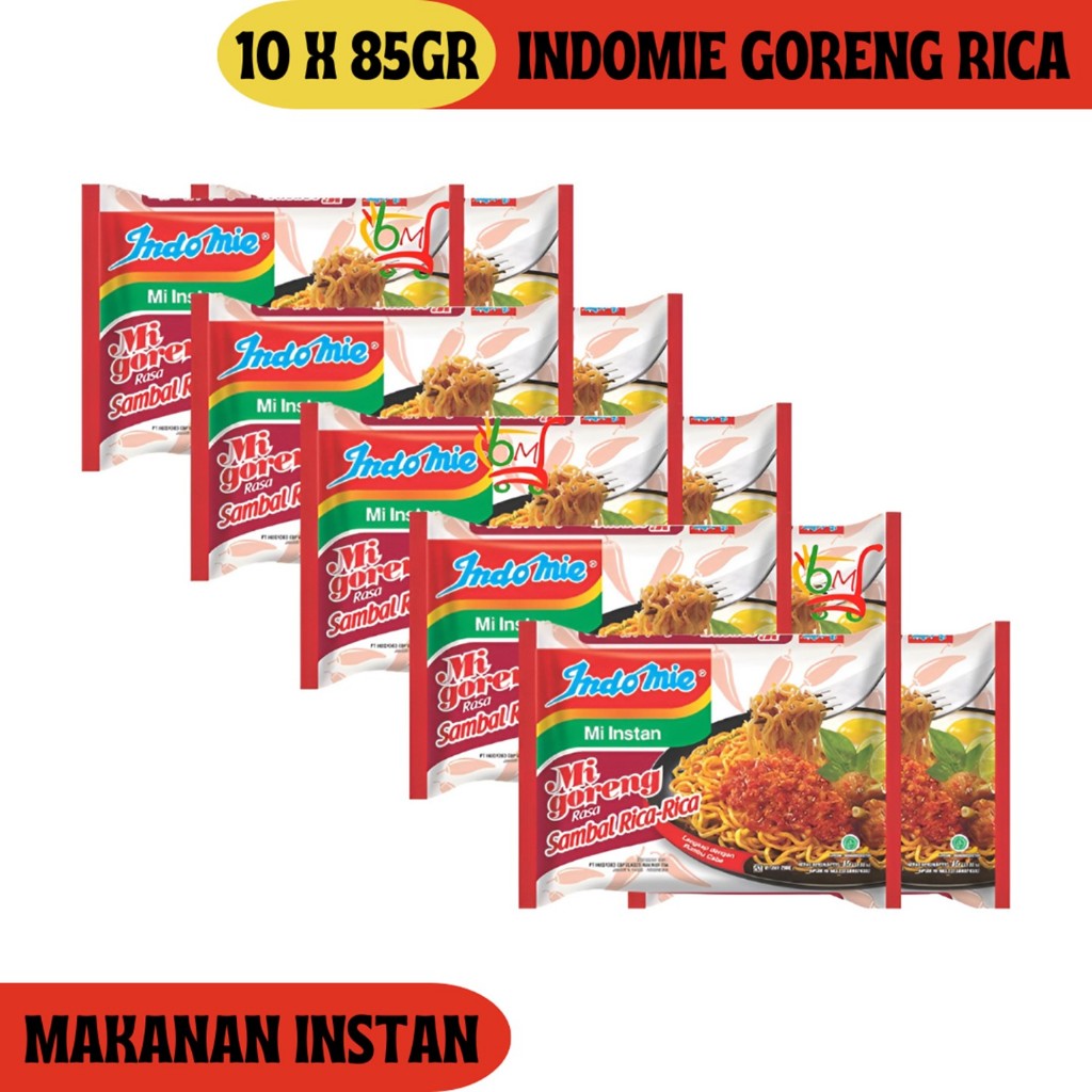 

10PCS Indomie Goreng Rasa Sambal Rica-Rica
