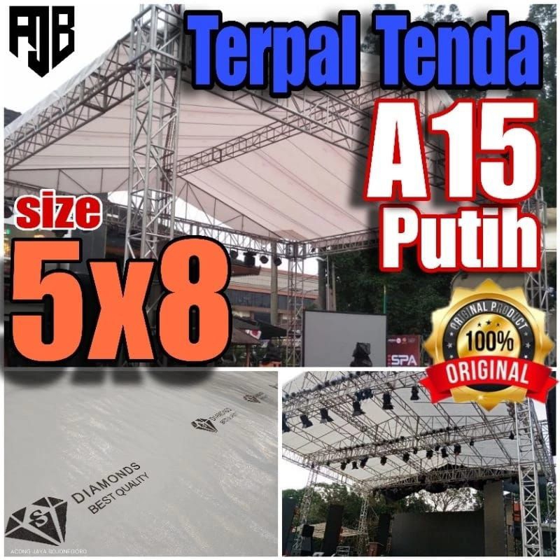 Terpal korea A15 ukuran 5x8 Terpal Tenda
