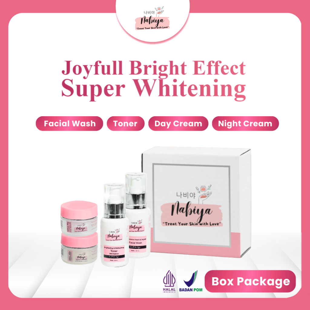 Nabiya skincare 1 paket BPOM whitening acne cream penghilang flek hitam aman untuk bumil dan busui