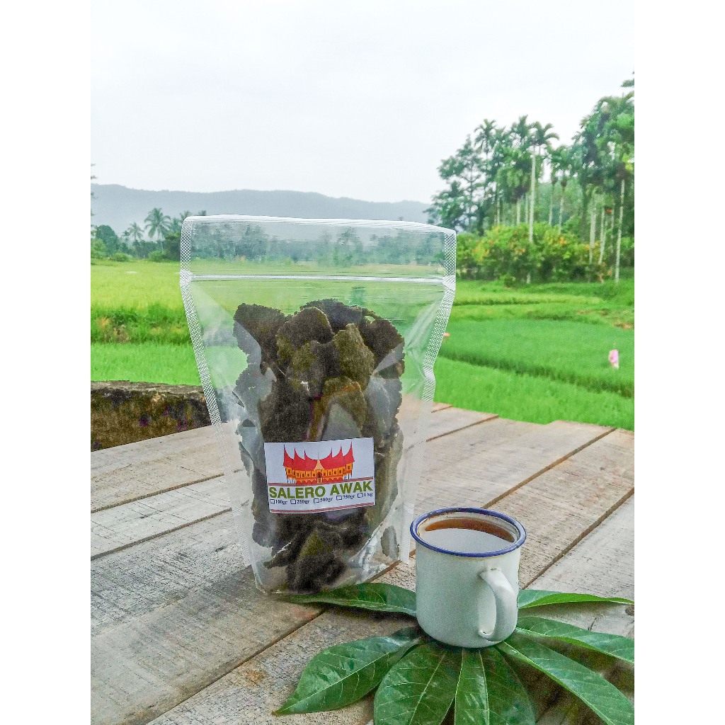 

Salero Awak Dendeng Kering Daun Singkong 250gr Asli Ranah Minang Tanpa Pengawet