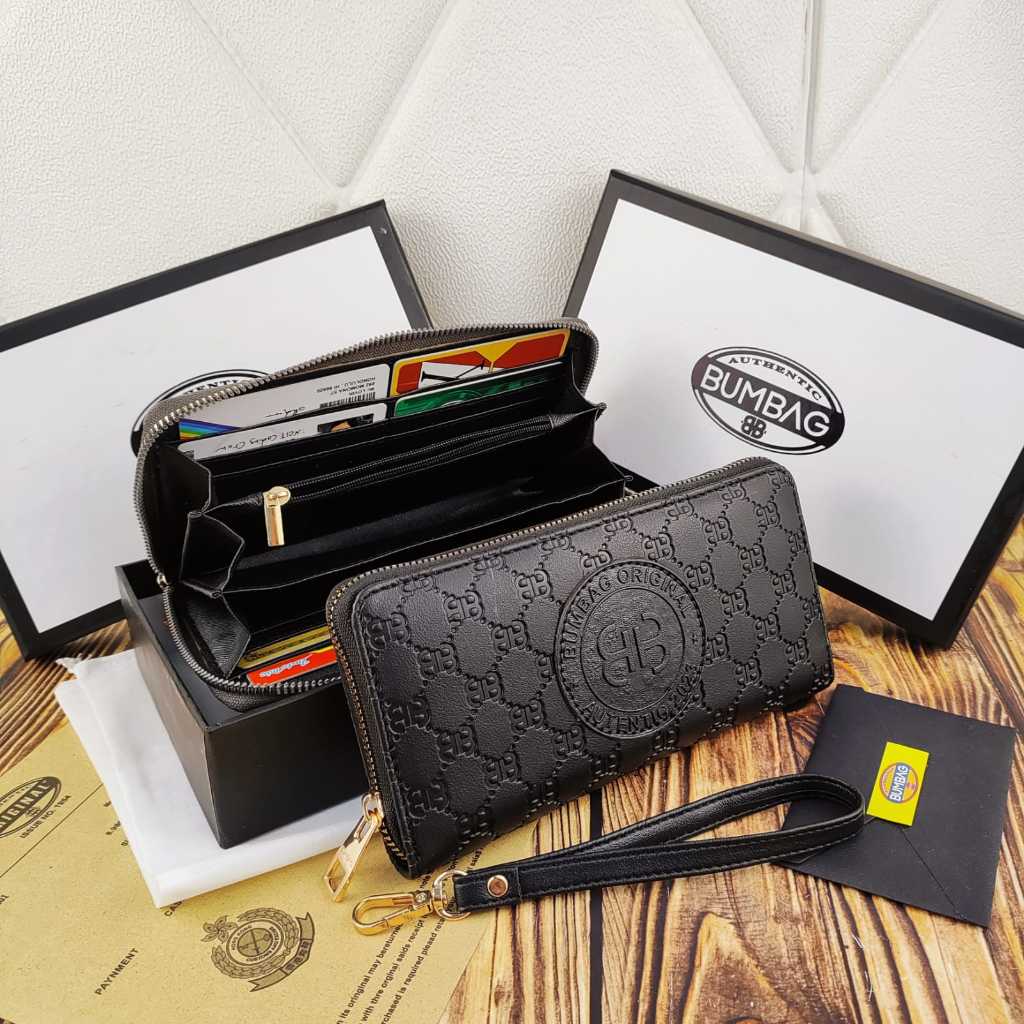 BUMBAG - Dompet panjang Free Box Import - Dompet Wanita Panjang Cewek Original Wallet - DOMPET IMPOR